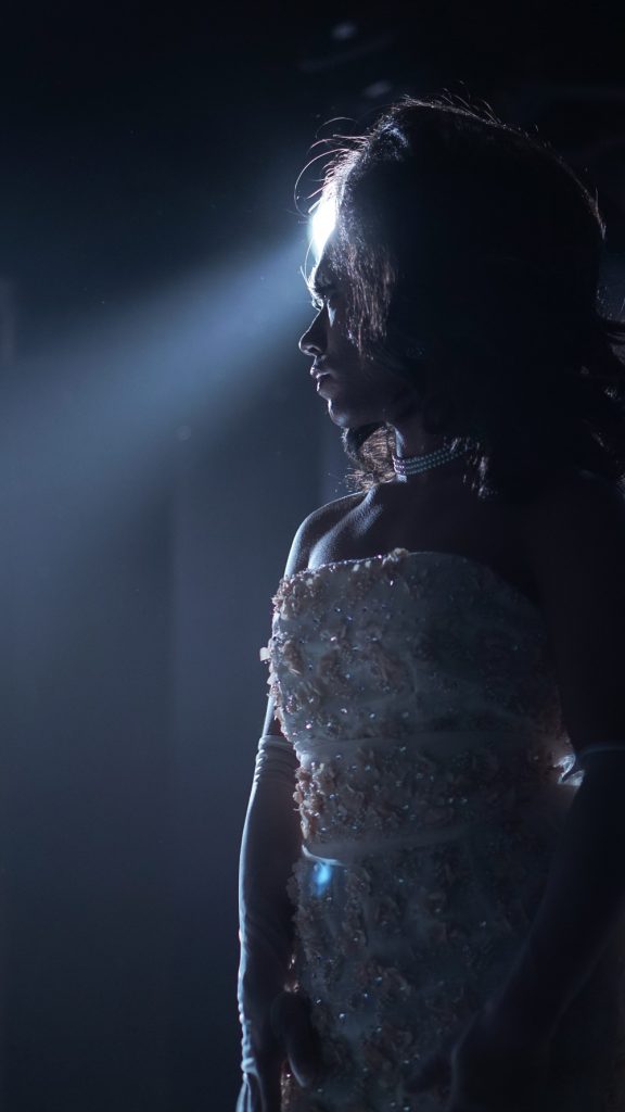 T.J. Keanu Tario (Lady La Ritz) in "Crimson's Cabaret" a film by Kevin Zambrano and Oliver Sandino - Photo courtesy of the artists.