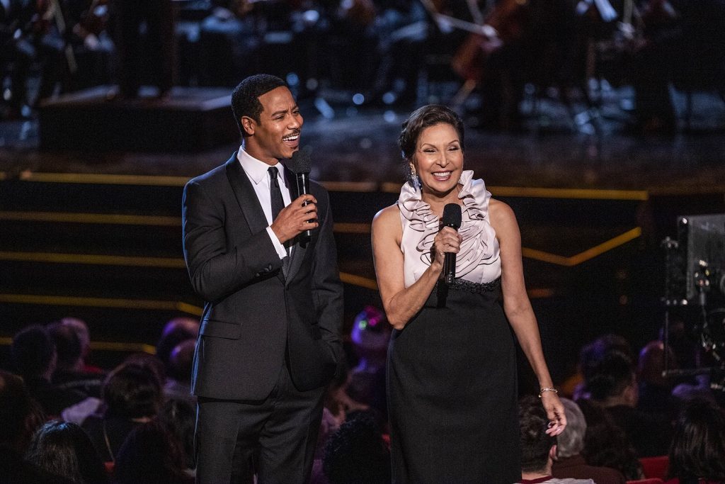 Co-hosts Brian White and Suzanna Guzman - Photo by Timothy Norris