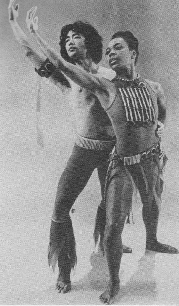 Ruby Millsap with Leslie Watanabe in Donald McKayles "Nocturne" - Photo courtesy of Lonnie Millsap