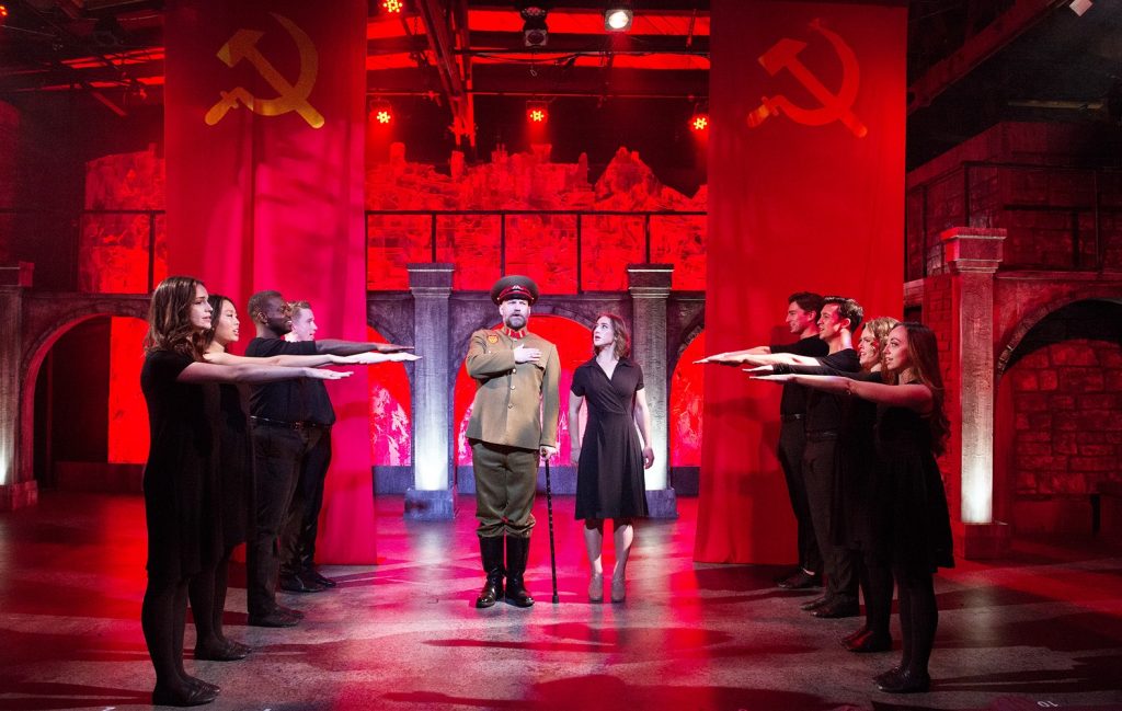 "Singing Revolution" - Michael Scott Harris, Bella Hicks and Ensemble - Photo by Jenny Graham