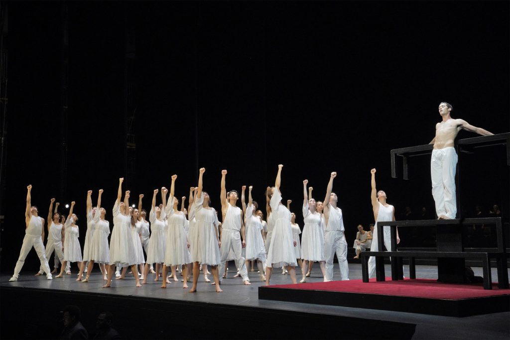 Hamburg Ballet Ensemble in John Neumeier's "St. Matthew Passion" - Photo by Kiran West, courtesy of L.A. Opera