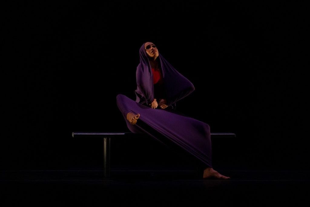 Martha Graham Dance Company - Natasha M. Diamond-Walker in Graham's "Lamentation" - Photo by Luis Luque