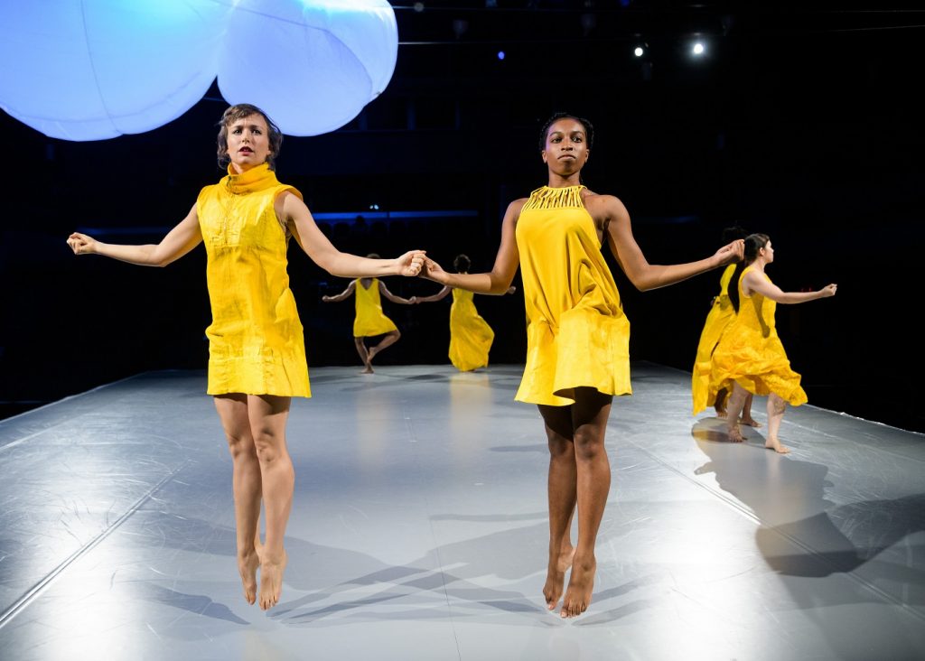 Donna Uchizono Company - "March Under An Empty Reign" (2018) - Dancers Natali Green, Aja Carthon - Photo by Ian Douglas