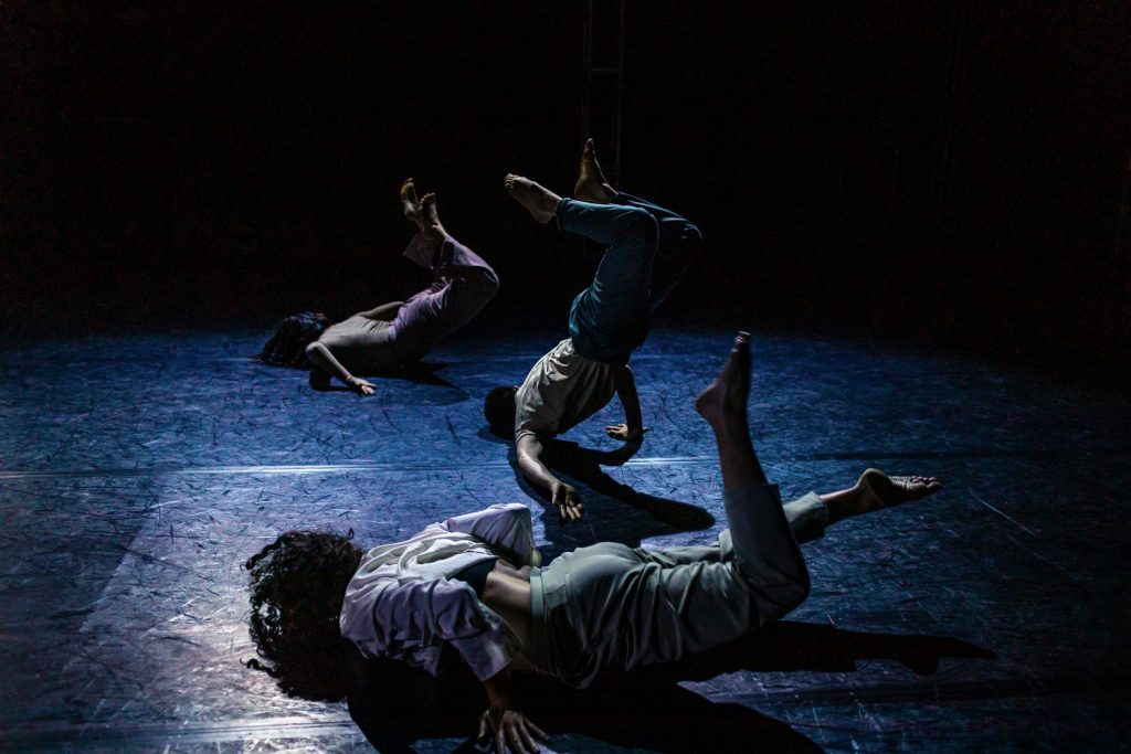 Kevin Williamson + Company - Kaia Makihara, Alexandra Rix, and Chelsea Roquero in "All Over" - Photo by Taso Papadakis