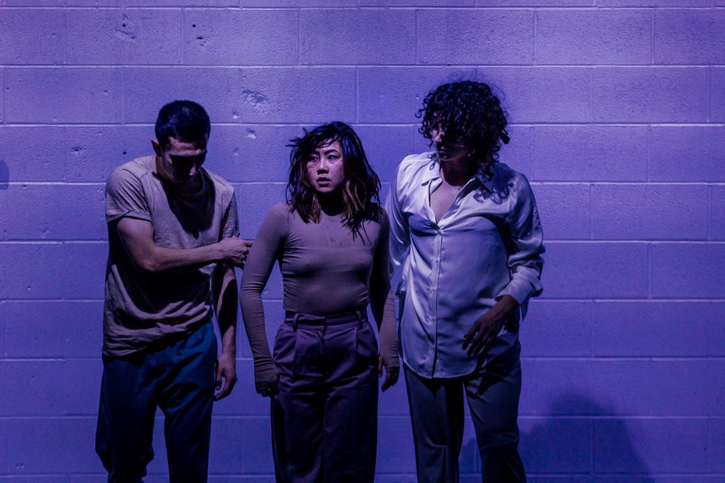 Kevin Williamson + Company - Kaia Makihara, Chelsea Roquero, Alexandra Rix in "All Over" - Photo by Taso Papadakis
