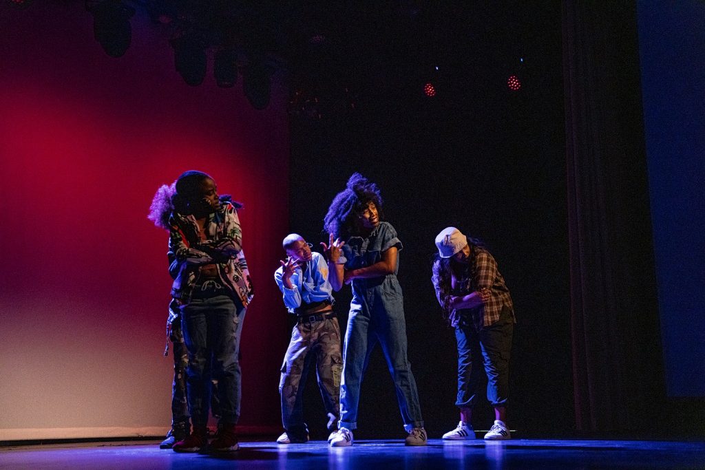 L-R Valerie Duba, Kelsee Woods, Ashleigh, Nichelle, Jasmine - Choreography by Beks - Photo by Talia Sugarman