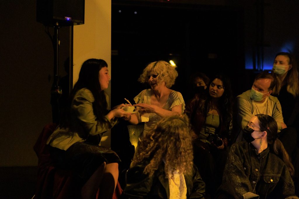Hi, Solo #11 at MOCA Geffen - Michelle Sui with Cristine Tatomer - Photo by Rafael Hernandez