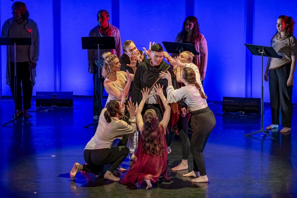 Cast of "Conference of the Birds" - Photo by Vafa Khatami