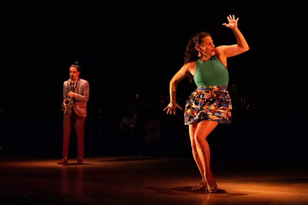 SW!NG OUT - (L-R) Eyal Viner, Evita Arce - Photo by Grace Kathryn Landefeld
