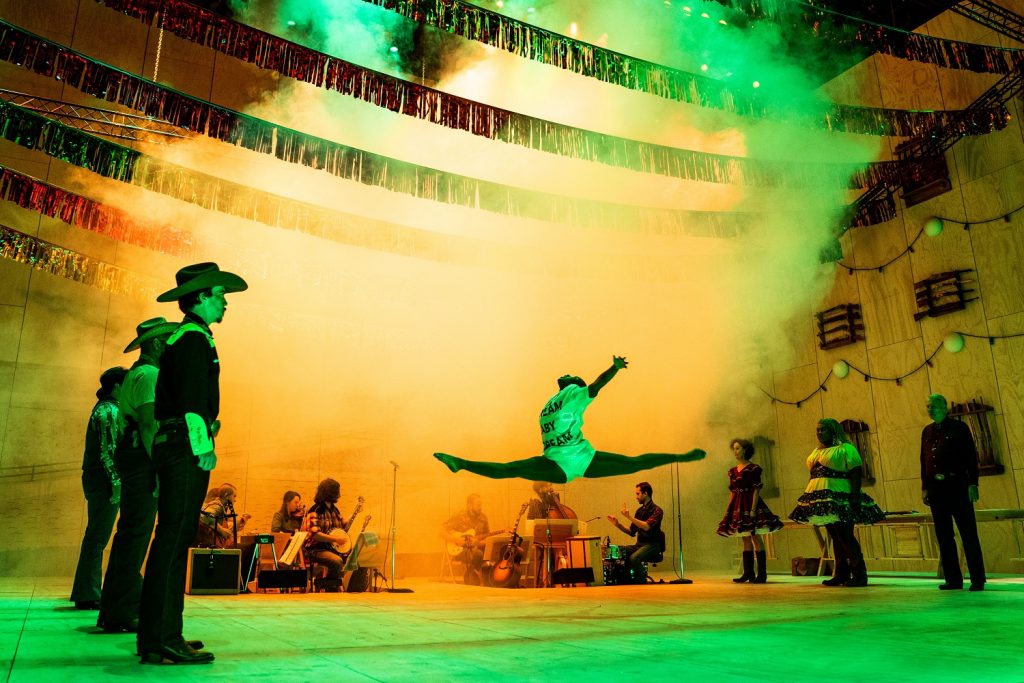 Gabrielle Hamilton and the company of the national tour of "OKLAHOMA!" - Photo by Matthew Murphy and Evan Zimmerman for MurphyMade