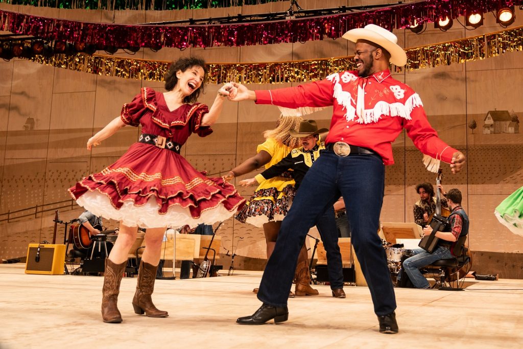 L-R Barbara Walsh and Patrick Clanton in the national tour of OKLAHOMA- Photo by Matthew Murphy and Evan Zimmerman for MurphyMade