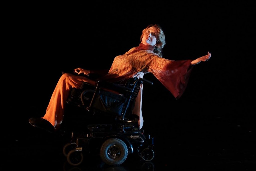 Ginger Lane, from the piece titled Paloma Triste, choreographed by Ginger Lane - Photo by Lisa Green.
