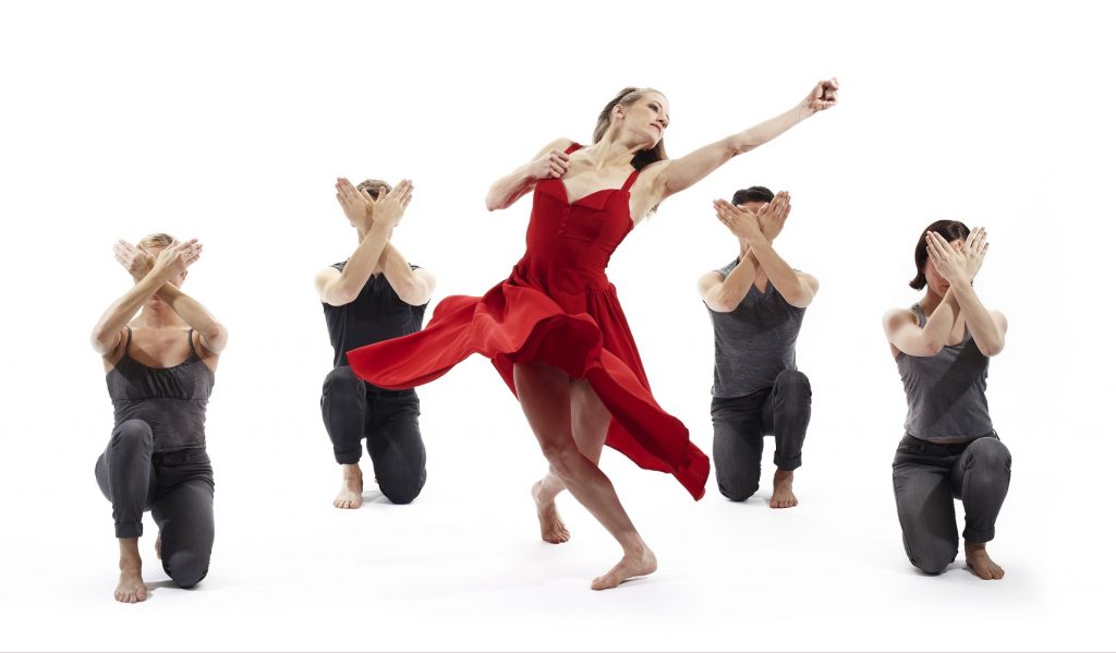 Paul Taylor: Creative Domain - Amy Young in red dress - Photo courtesy of the Paul Taylor Dance Company