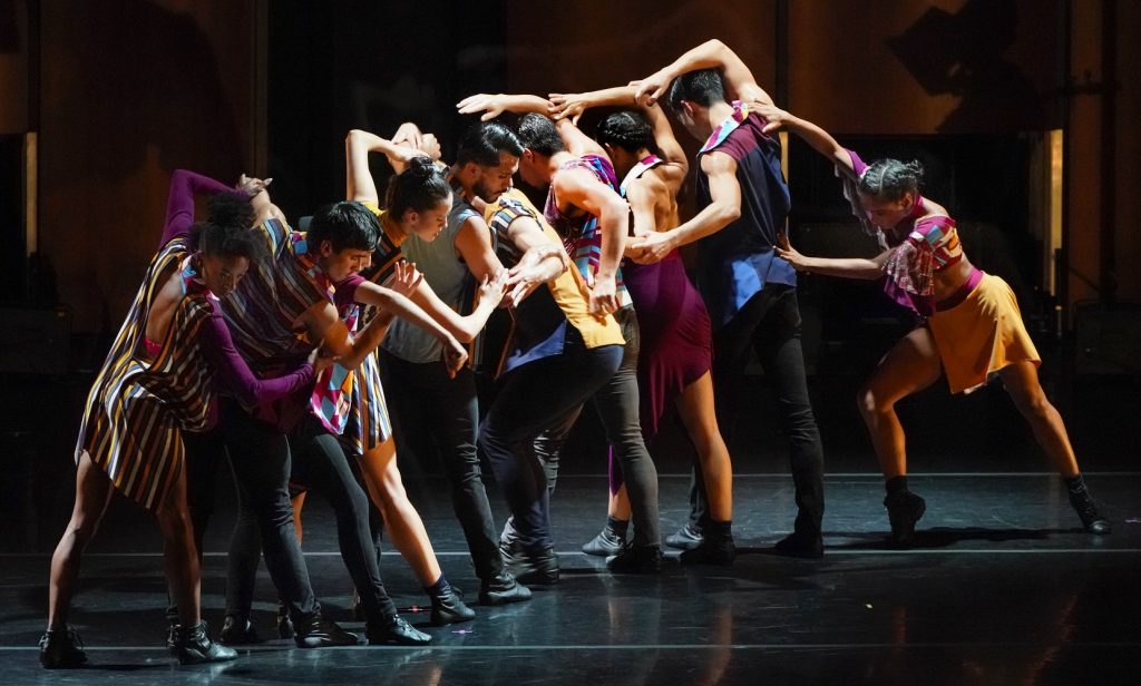 Ballet Hispánico: “Tiburones” by Annabelle Lopez Ochoa (pictured) Ballet Hispánico company dancers – Photo by Lawrence K. Ho