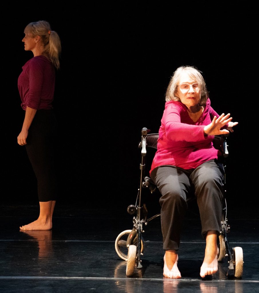 Lineage Dance Company - "Dancing for Joy" - Performers Michelle Kolb and Nancy Ware - Photo by Dean Wallraff