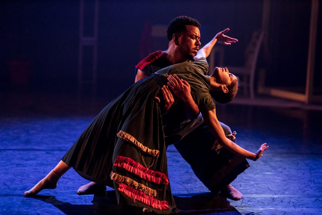 LACDC - Sandy Strangis and Derrick Paris in Jamila Glass's "and then life was beautiful" - Photo by @Taso Papadakis