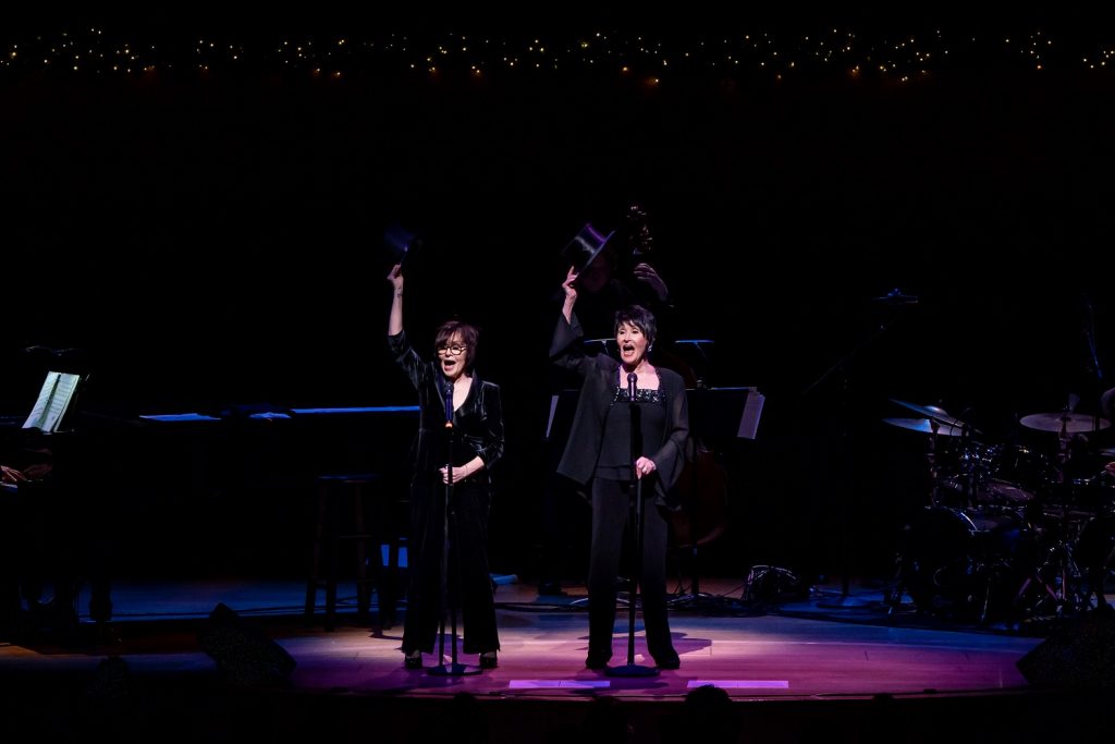 LIsa Mordente and Chita Rivera in "Chita Rivera: The Rhythm of My Life - Photo by Cheryl Mann
