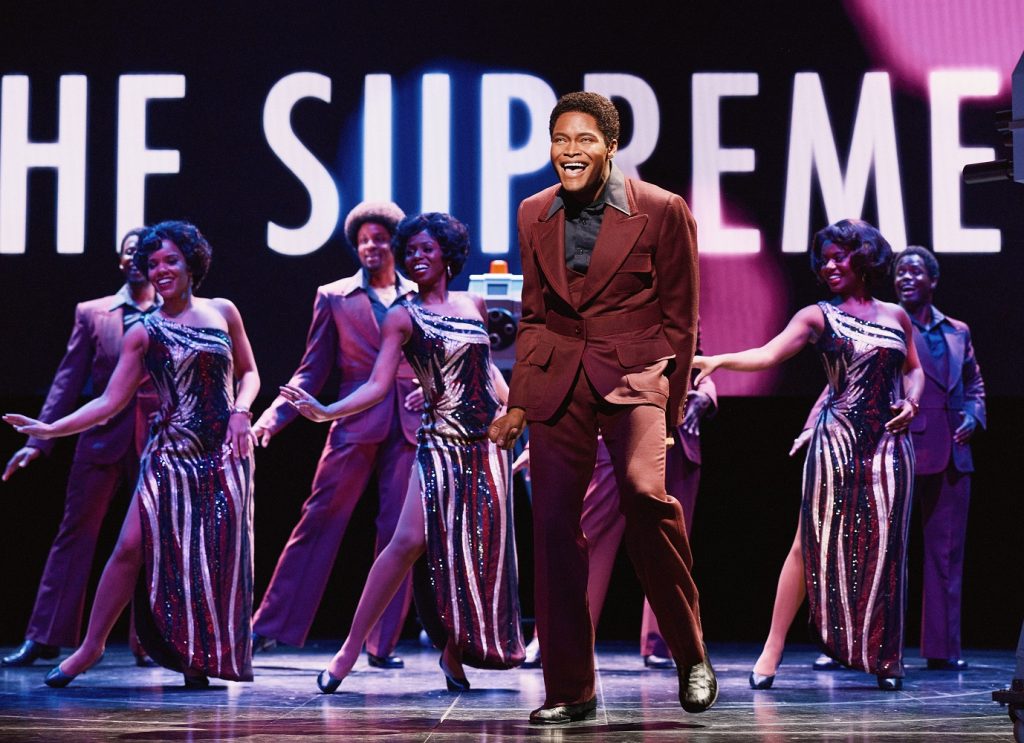 Jalen Harris and the National Touring Company of “Ain’t Too Proud" - Photo by Emilio Madrid
