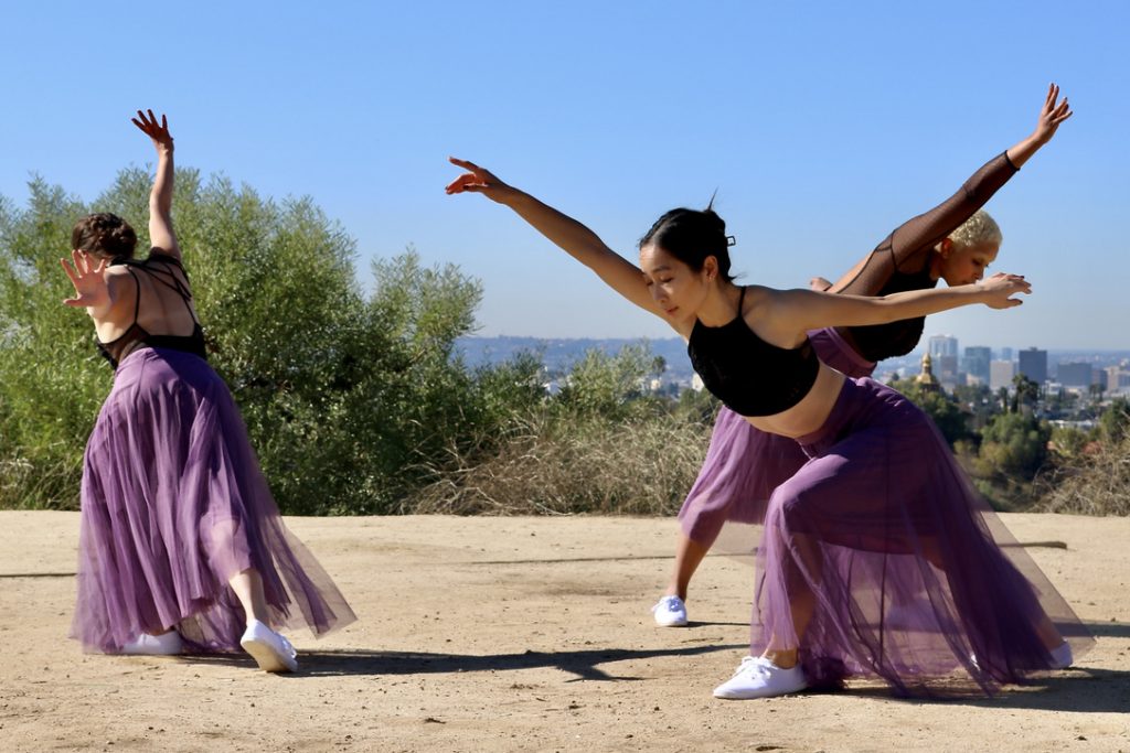 Scene from Leah Zeiger's recent dance film shoot - Photo by Celia Zeiger