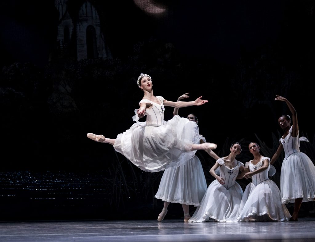 Pacific Northwest Ballet principal dancer Elle Macy as Myrtha, Queen of the Wilis, in Peter Boal’s staging of "Giselle" - Photo © Angela Sterling
