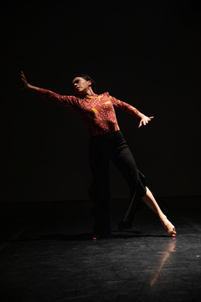 Still Moving - Celeste Lanuza in her work "Conflict" - Photo by Denise Leitner