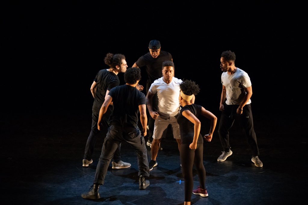 Cast of Dahlak Brathwaite’s "Try/Step/Trip" - Photo by Daniel Alcazar 