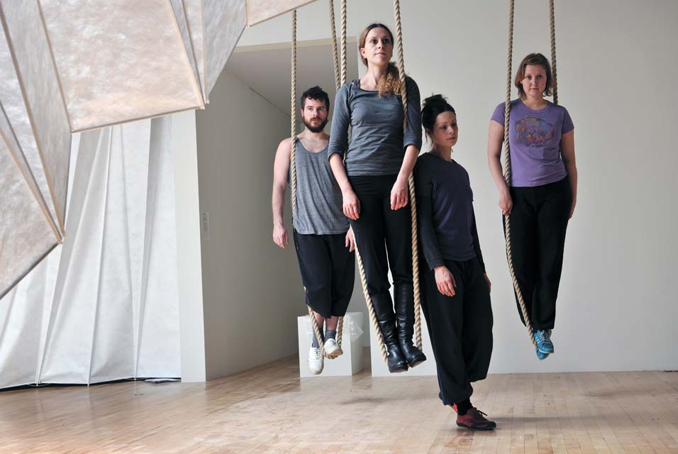 Simone Forti’s “Hangers.” Photo courtesy of the artist