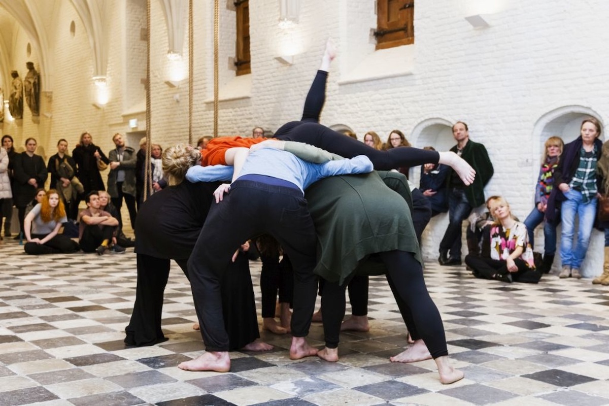 Simone Forti’s “Huddle.” Photo courtesy of the artist