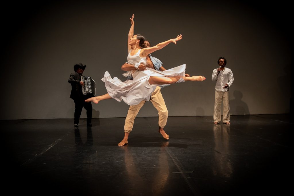 Freddy Lanuza, Celeste Lanuza, Justin Edmonson, Julio Hanson in Tu Alma Vale - Photo by Denise Leitner