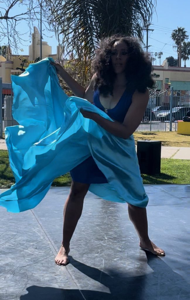 BlakTinx Dance Festival 2023 - "Mami Wata" choreographed and performed by Ysaye Alma - Photo by Bill Prudich