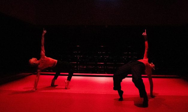 Shamel Pitts and Tushrik Fredericks negotiate human instinct in “Touch of RED”