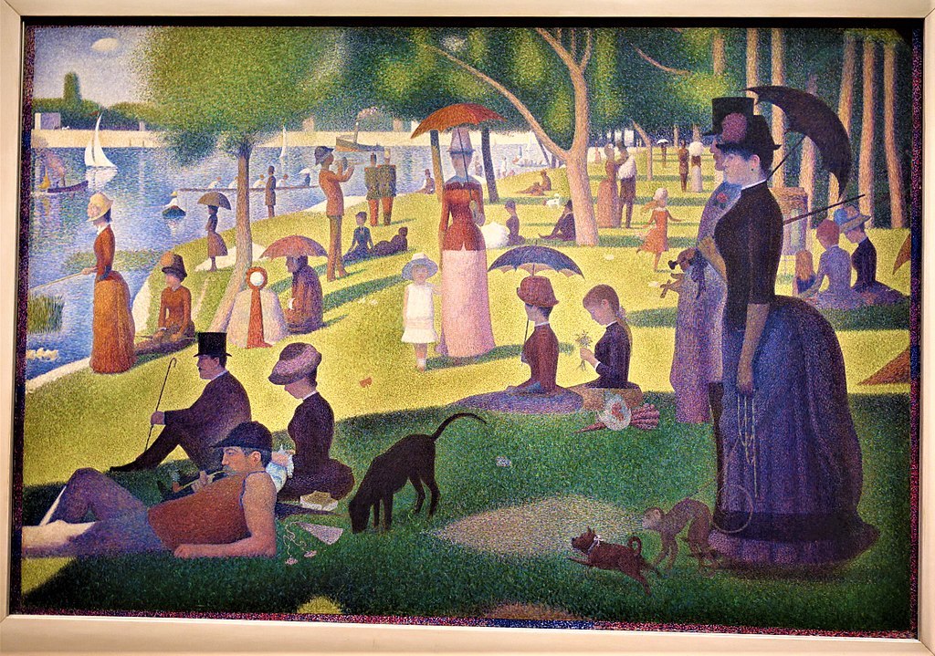 Sunday Sur La Grande Jatte, Photo courtesy of the Art Institute of Chicago.