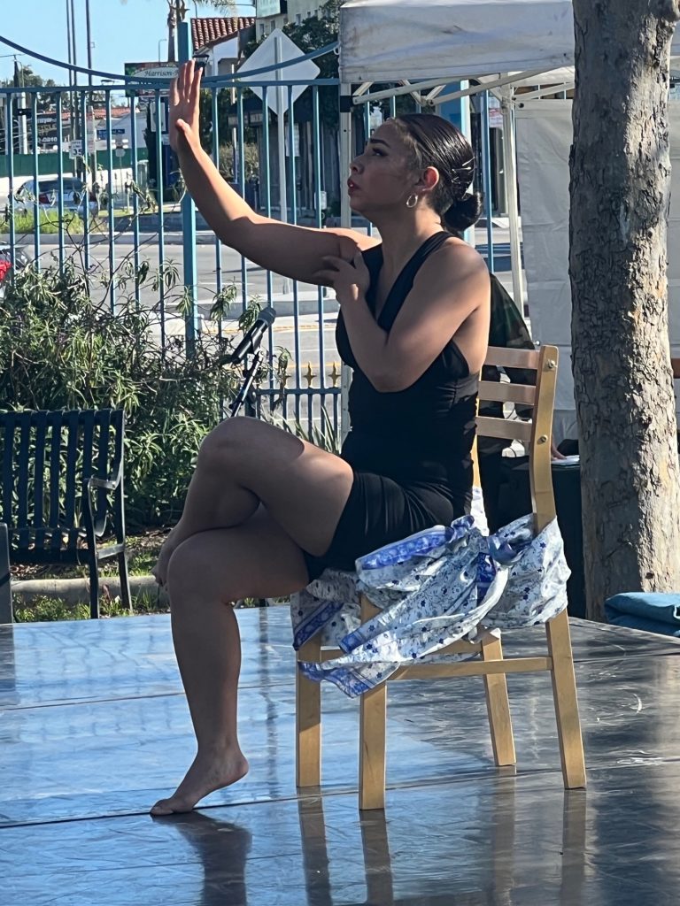 BlakTinx Dance Festival 2023 - "Te Dejo Ir" - Choreographer and performed by Victoria Villamil - Photo by Bill Prudich
