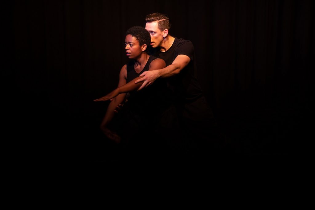 Ariel Scott and Andrii Strelkivskyi in Aybay's "Simyaci/Alchemist" - Photo by Denise Leitner