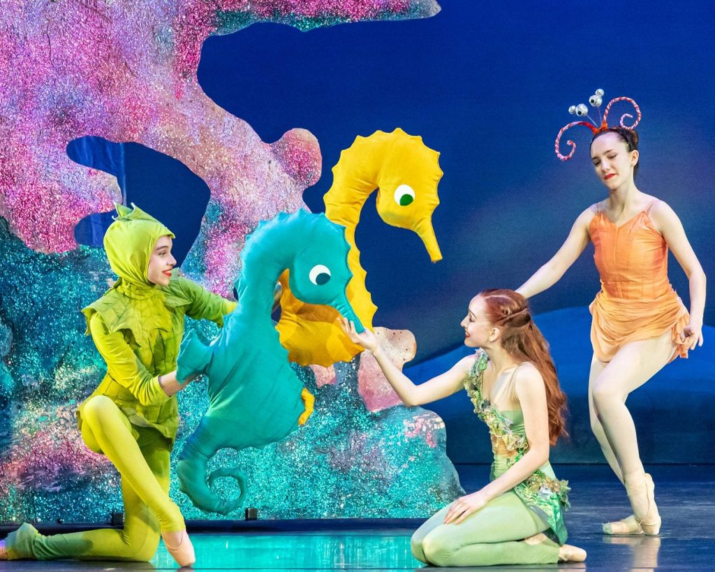 Inland Pacific Ballet's "The Little Mermaid" - Lucy Cox as Little Mermaid - Photo ©2004 E.Y. Yanagi