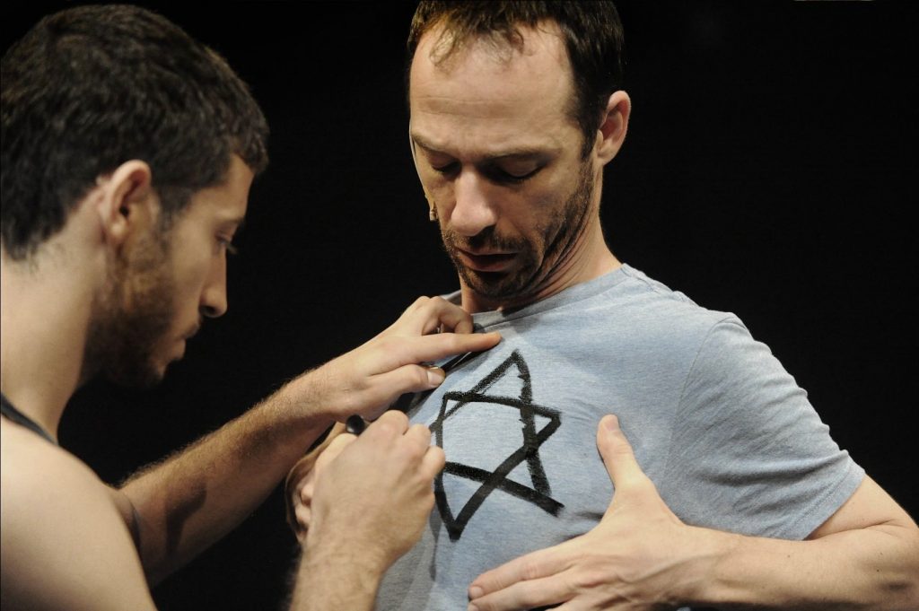 "We Love Arabs" by Hillel Kogan - Photo by Gadi Dagon