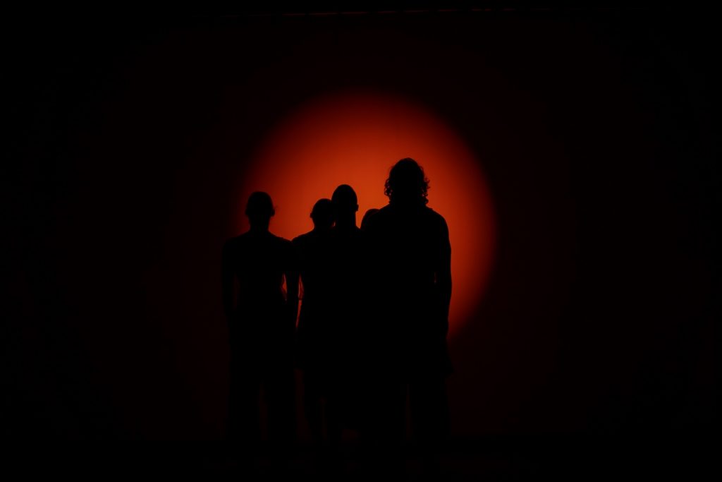 Jacob Jonas The Company - Chadwick Gaspard, James Blackston, Tal Barnston, Isabella Caso, and Emma Rosenzweig-Bock in Jonas' "Early Bird" - Photo by Jacob Jonas