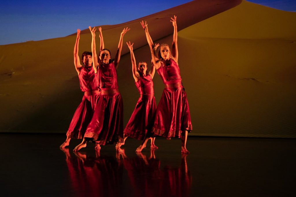 BrockusRED - Jack Ironstone, Julienne Mackey, Denali Huff, Mara Hancock in Brockus' "City" - Photo by Denise Leitner