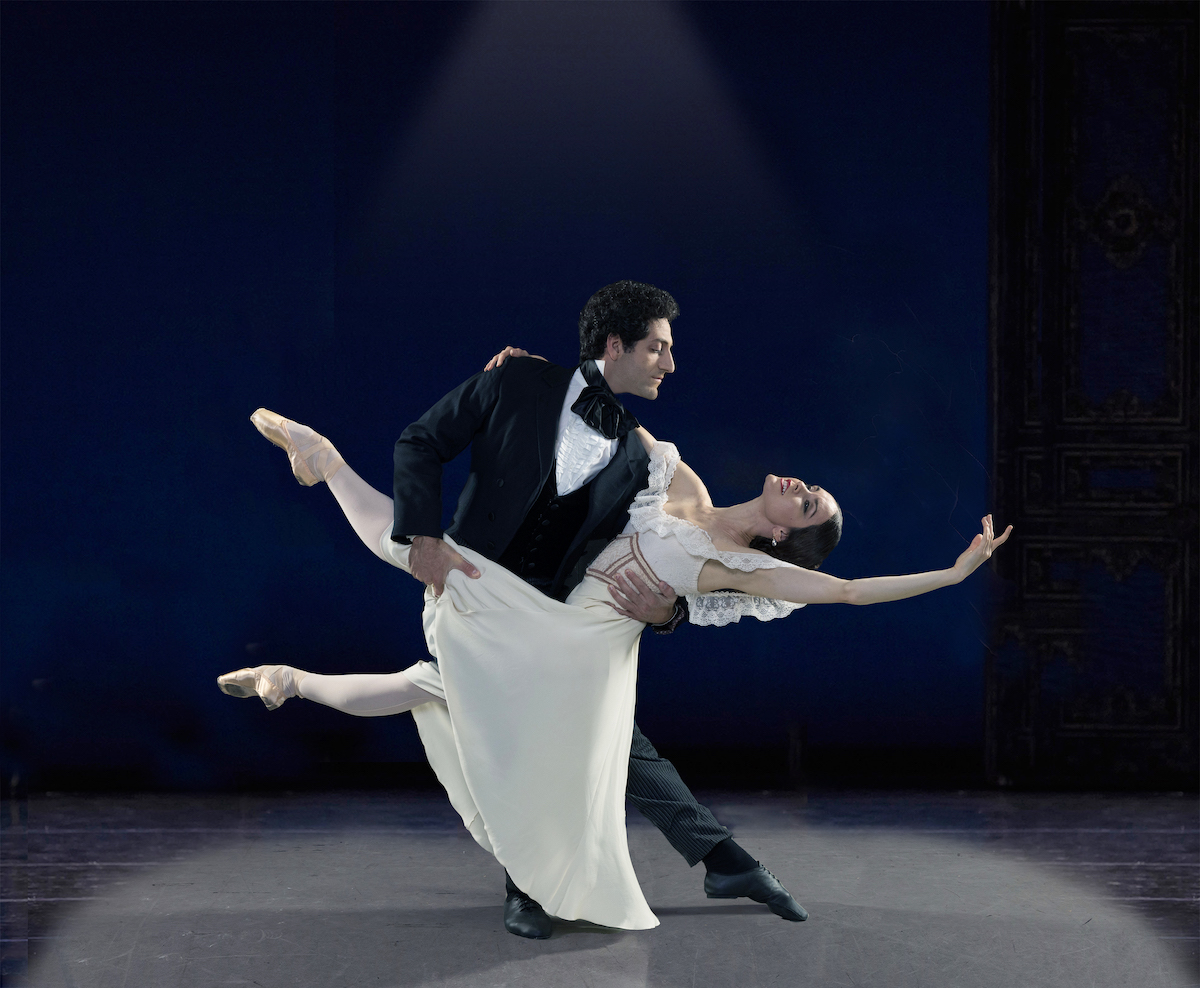 Hollywood Ballet principal dancers Petra Conti and Tigran Sarksyan. Photo by Reed Hutchinson