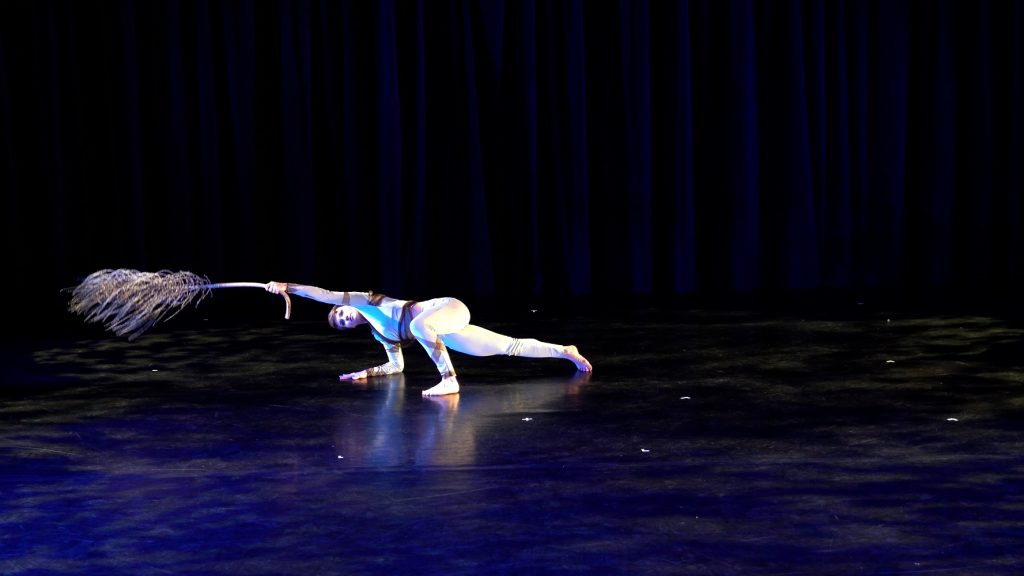 Skye Schmidt in Benita Bike's "Aspects of Me" - Screen shot by Dean Wallraff