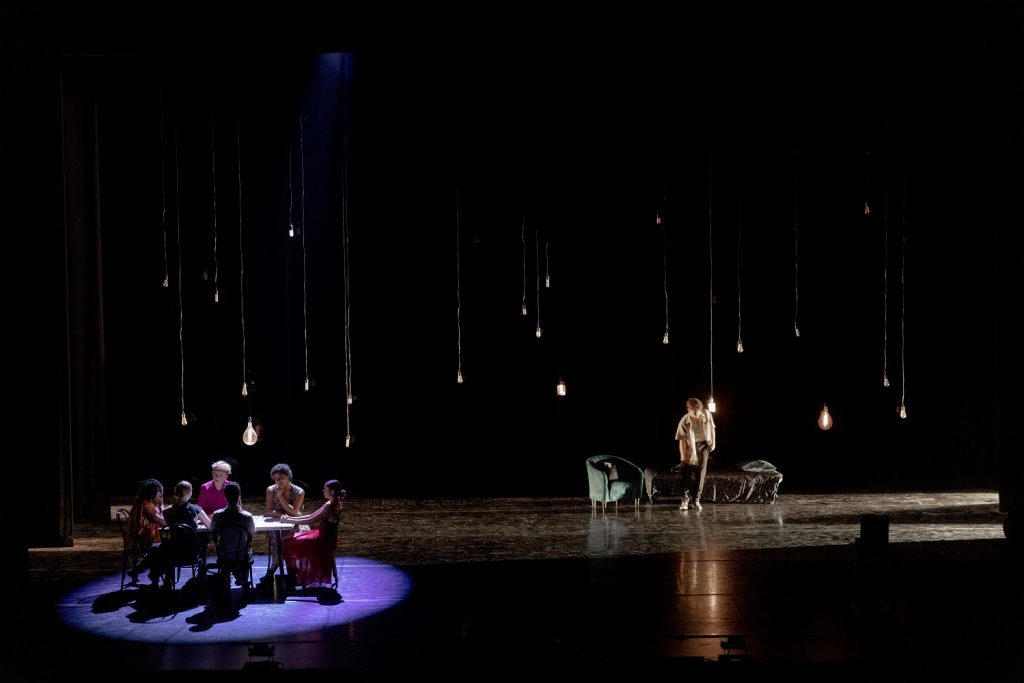Blue13 Dance Company in "Sounds Like Whoop. Looks Like Flash" - Photo by Sean Daniels