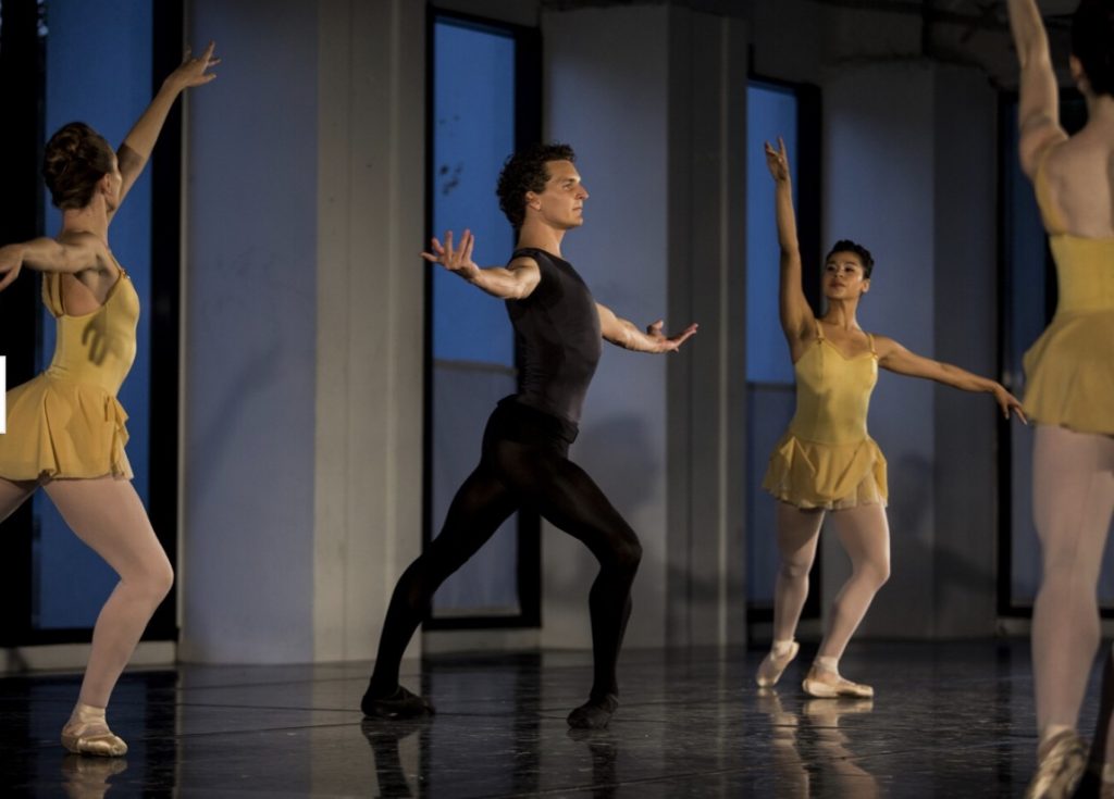 Maté Szentes (center) - Photo courtesy of the artist
