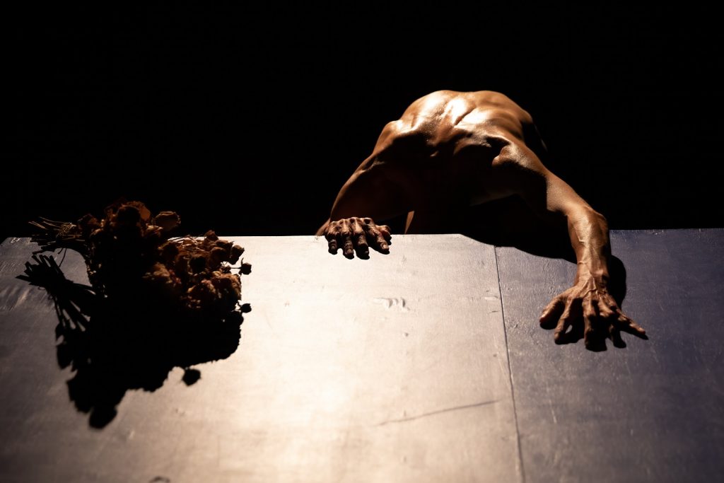 Oguri in "dance comes out of time" - Photo by Denise Leitner