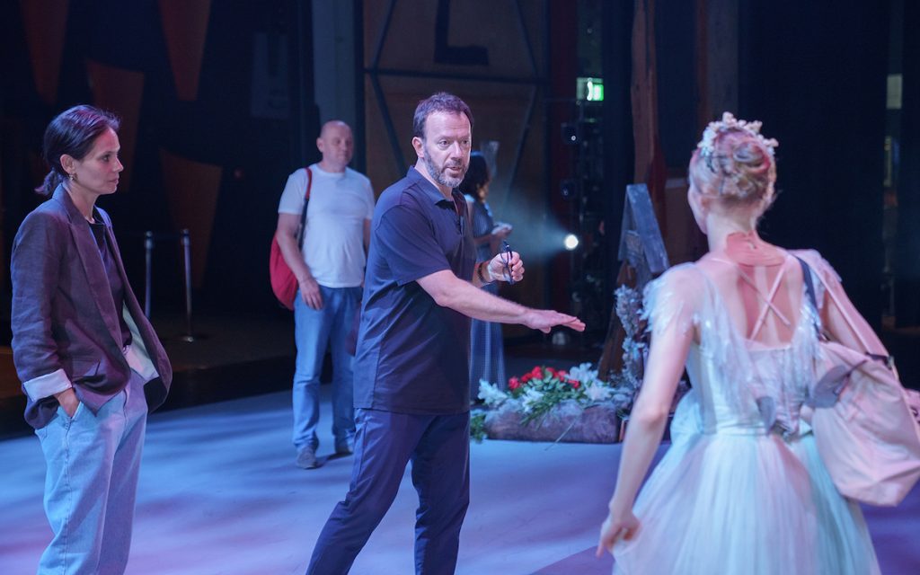 Alexander Ratmansky rehearsing the United Ukrainian Ballet in ‘Giselle’ - Photo (c) Altin Kaftira