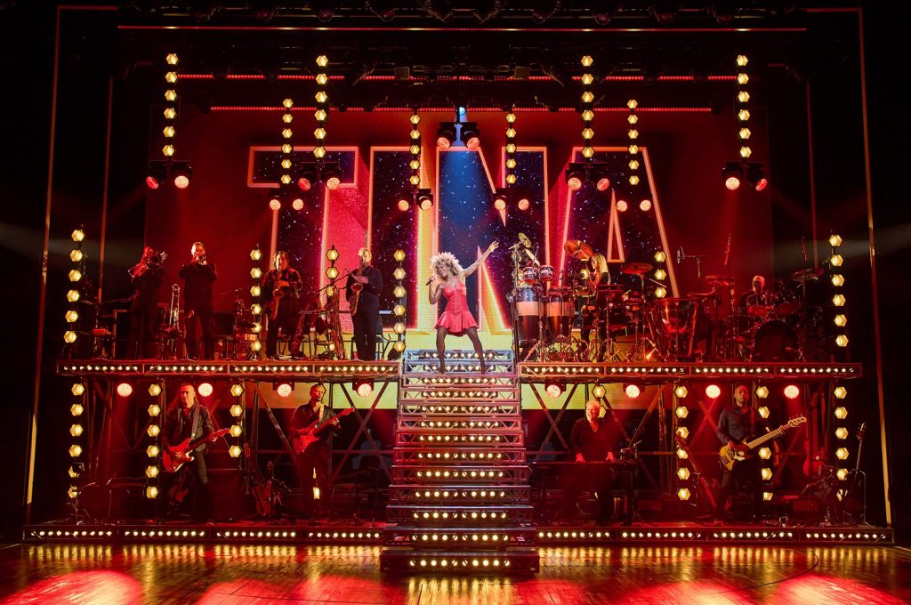 Nkeki Obi-Melekwe and The Tina Band in TINA - The Tina Turner Musical - Photo by Manuel Harlan