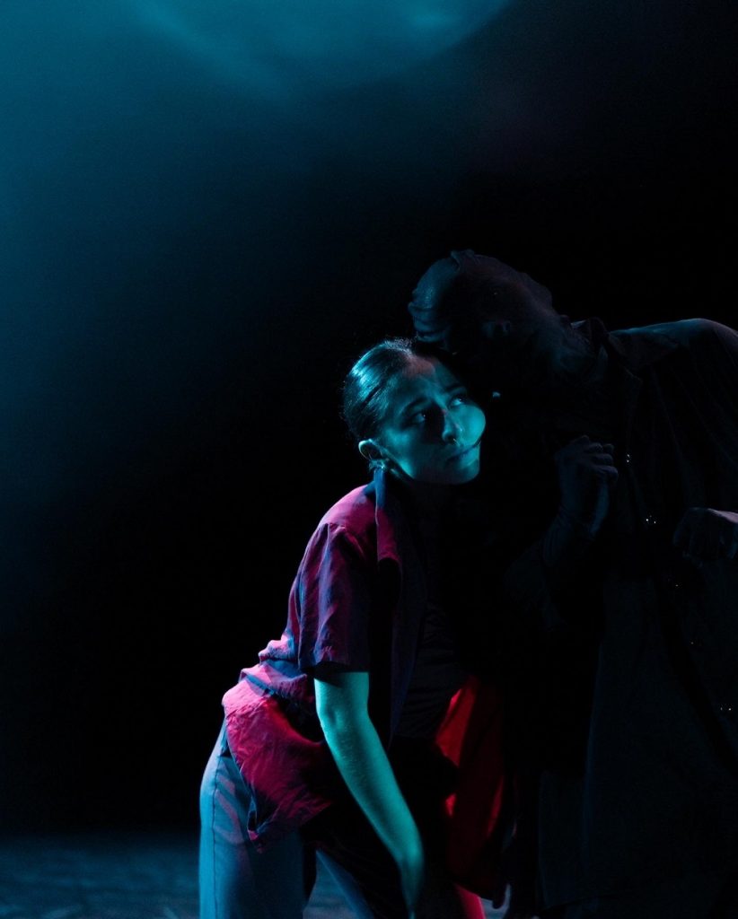 Imprints Dance Company - Julia Gonzalez in "Beginning is in the End" by Hannah Millar - Photo by Tucker Maxfield