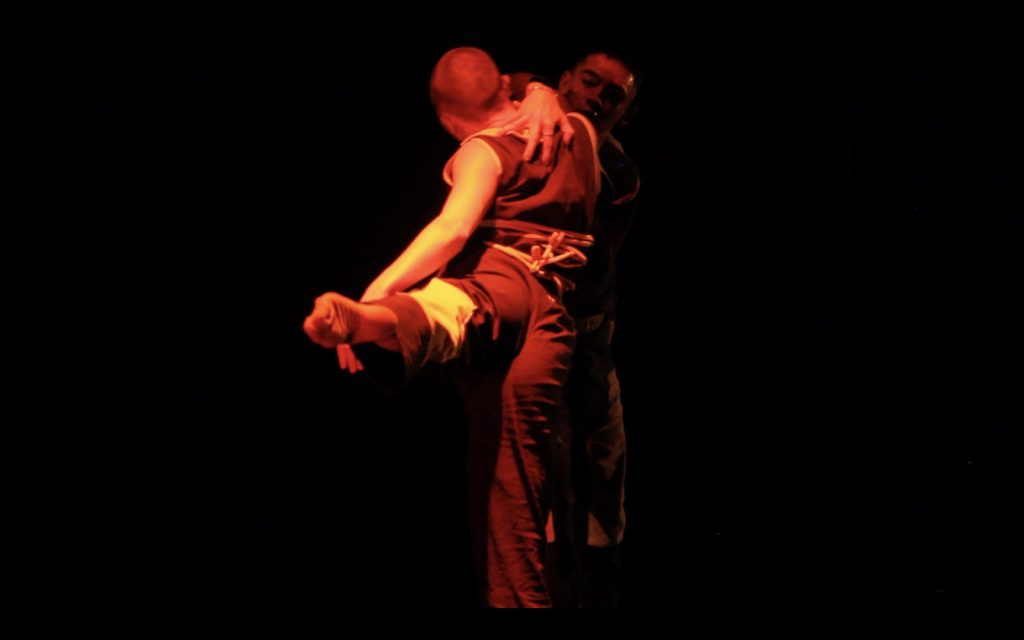 (L-R) Gretchen Ackerman, Alejandro Perez in Perez's SIDE BY SIDE - Photo by Chris Emile