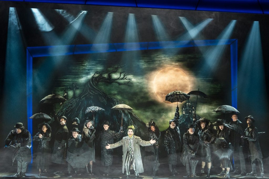 Justin Collette (Beetlejuice) and Tour Company of "Beetlejuice" - Photo by Matthew Murphy