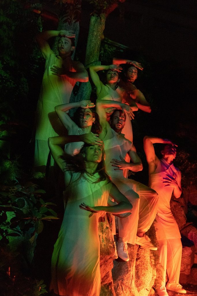 Kent Boyd, Eugenia Rodriguez, Shiori Kamijo, Diana Schoenfield, Grayson McGuire, Emily Crouch, Jason Martin in SEED - Photo by Mia Harris