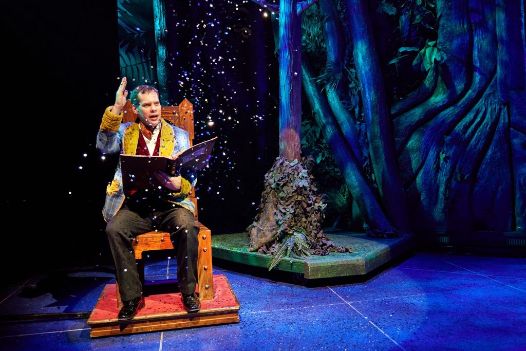 Harry Kershaw in “Peter Pan Goes Wrong” - Photo by Jeremy Daniel
